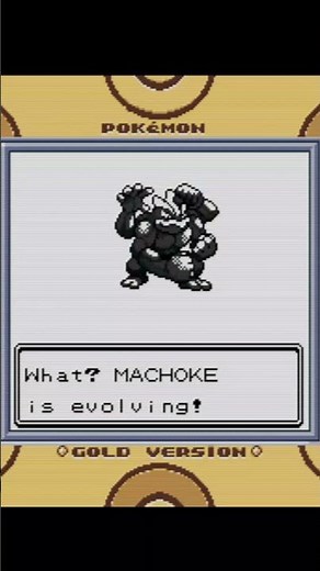 Evolution Of Machop In Pokemon Gold
