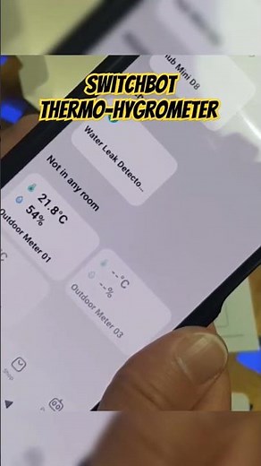 Switchbot Thermo-Hygrometer Setup #smarthome #tech #switchbot