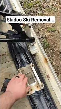 Skidoo Ski Removal... PB blast it and impact it off! #skidoo #snowmobile #rebuild