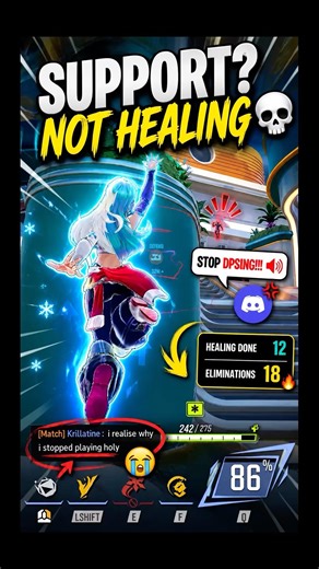 Luna Snow, as a DPS in INSANE! #marvelrivals #gamingshorts #shortsfeed