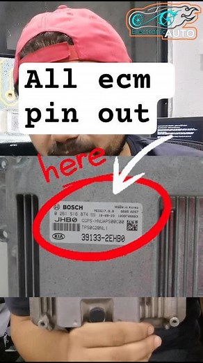 HOW TO FIND ECM PIN OUT#mechanic