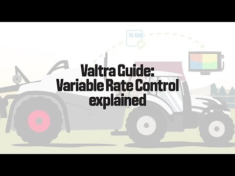 Valtra Guide | Variable Rate Control