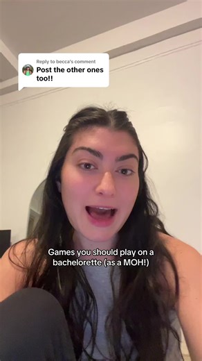 Replying to @becca if you’re looking for more games to play on a bachelorette, I highly recommend “WHAT DID THE GROOM SAY?” and “IS IT THE GROOM?” 🤭 Both are verryyyyyyy fun and easy to execute plus they get the entire group involved! #mohtok #maidofhonor #bacheloretteparty #bachelorettegames #bachelorettegamenight