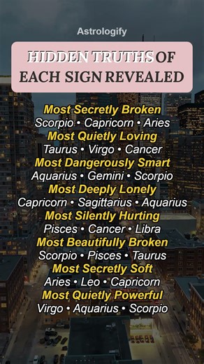 Zodiac Traits: Hidden Truths of Each Sign Revealed #zodiac #zodiacsigns #astrology #horoscope #tarot