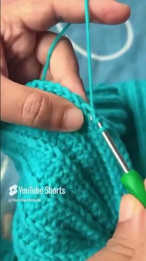 TUTORIAL HERE! 👆 Super Easy One Row Repeat Crochet Pattern | Beginner Friendly Tutorial