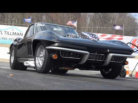 Pro Street 65 Corvette Maple Grove Test n Tune 4 4 26