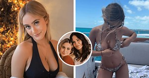 Courteney Cox's daughter Coco, 18, stuns in leopard print bikini as she enjoys speedboat ride