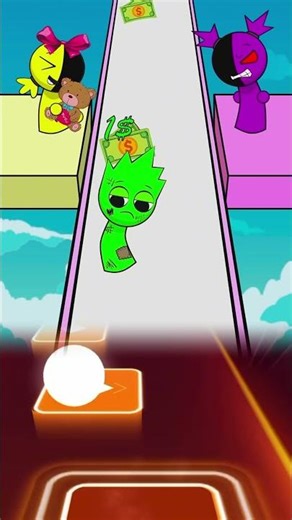 😱POV New Money Run Challenge - Kiki or Bouba? Who will Lime choose? Incredibox Sprunki #sprunki