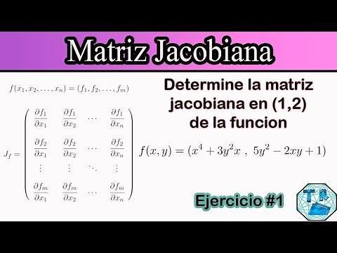 QUE ES UNA MATRIZ JACOBIANA?🤔 | 👉Como calcularla? | Ejercicio #1