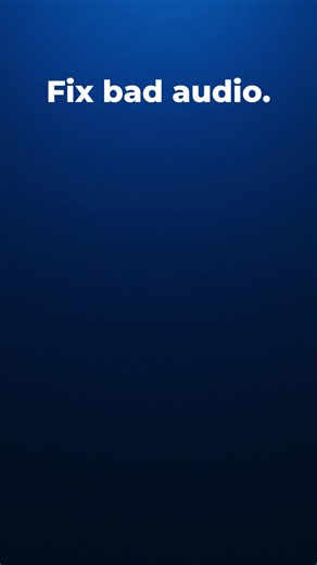 Audio fixing with AI. #ai #audiotools #automation