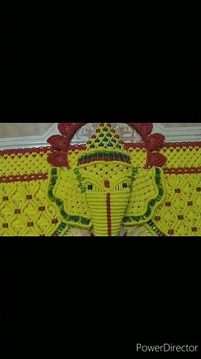 How to make | Macrame door toran | New design Ganesh | 2022.