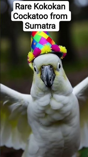 “This Rare Cockatoo From Sumatra Has an Incredible Voice!”