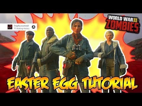 WW2 ZOMBIES "THE DARKEST SHORE" | FULL MAIN EASTER EGG GUIDE TUTORIAL! (Call of Duty WW2 Zombies)