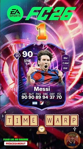 FC 26 TIME WARP PROMO PLAYERS (TOP 10) 🤯⏳ #fc26 #ultimateteam #eafc26 #timewarp #messi #ea #fut