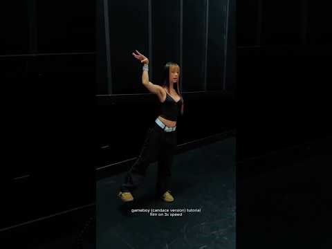 Gameboy (candace version) tutorial film on 3x speed 🧡 | KATSEYE #katseye_megan