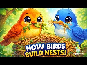 How Birds Build Nests 🐦 | A Cozy Nature Story for Kids