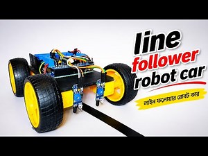 Arduino Line Follower Robot Car | Easy DIY Project with IR Sensors & L298N | Science Project 2026