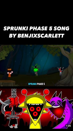 Sprunki Phase 5 Song 🎶 #sprunki #reels #meme #funny #viral #music | BENJIxScarlett