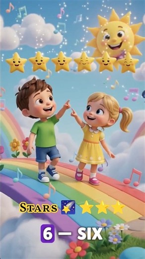 Learn Numbers 1–10 🎈⭐ | Fun Counting for Kids 👦👧 | 3D Cartoon #magicnumber #numberfun #viral #usa