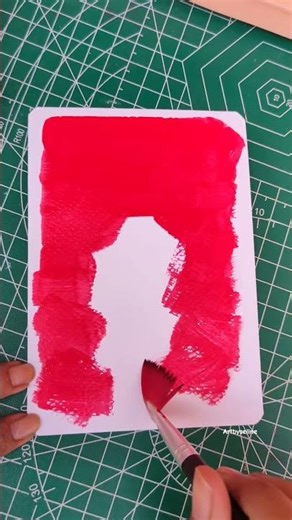 Easy Cloud Gouache Painting Tutorial #gouachepainting #art #shorts