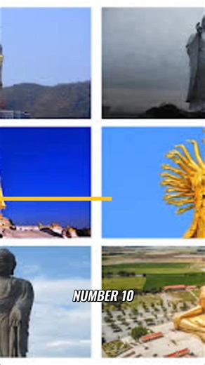 Of all the world's mega-statues, four of the ten largest depict Buddha. From Myanmar's reclining giants to Bhutan's bronze monument and China's cliffside carving, they're awe-inspiring. Find out where they are. Credit to @factsnmore YT #BuddhaStatues #WorldRecords #GiantStatues #Myanmar #Bhutan #China #Taiwan | MR Insightfulll