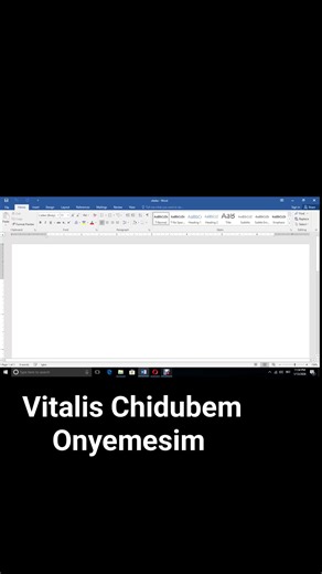 STEPS TO SAVE A FILE IN MS WORD PROGRAM #computerscience #computertraining #computertips | Vitalis Chidubem Onyemesim