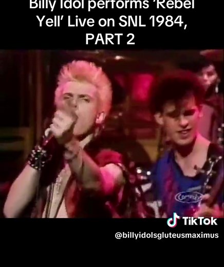 Billy Idol Performs ‘Rebel Yell’ Live on SNL 1984 | Original Lyrics Singing Reaction