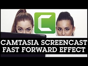 Camtasia Screencast Fast Forward Effect for Digital Creatives: Show Your Creative Process 🎨
