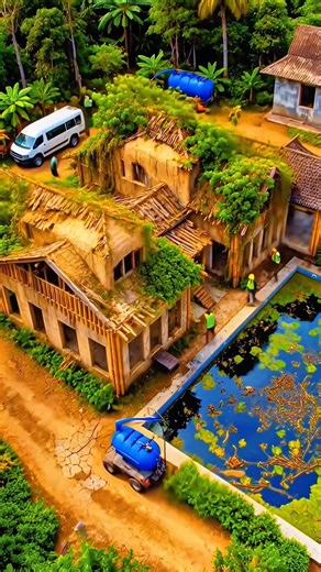 From Abandoned & Dirty Backyard to a Luxury Paradise | Full Transformation