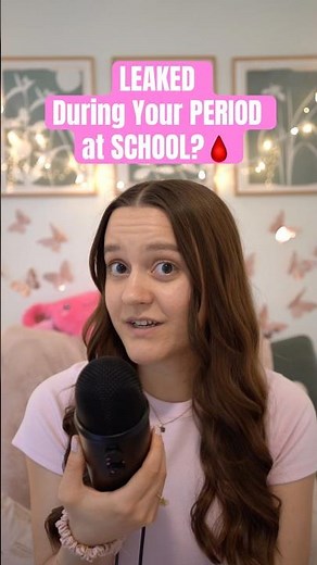 Period Leak at School? Don’t Panic – Do THIS 🩸#periodtips #schoollife