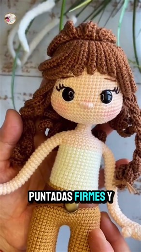 📌"How to crochet a doll with attitude step by step 🧵 | Learn realistic crochet with earth tones"
