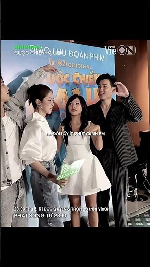 Dàn diễn viên "Cuộc Chiến Hạ Lưu" ai cũng đẹp hết cả nhà ơi, cùng mở VieON đón chờ phim nha