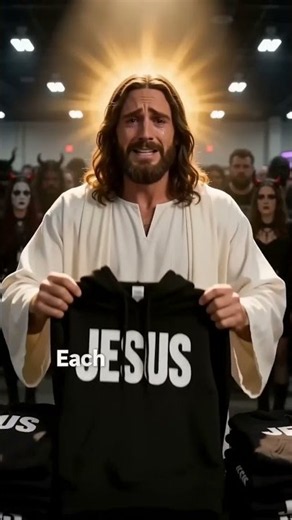 Jesus Sells Hoodies at SatanCon 😭🙏 #JesusSaves #Faith #Persecution