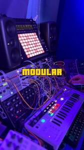 Modular… here’s an example of some of the stuff you can do with it. What do you think of modular synthesis - waste of time or creative hub? #musicproducer #modular #sounddesign | D Ramirez