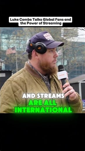 Luke Combs Talks Global Fans and the Power of Streaming #lukecombs