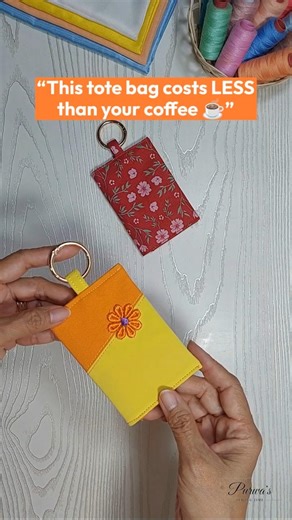 Easy Mini Wallet Sewing Tutorial | Card Wallet with Key Ring | Card Holder Wallet for Beginners