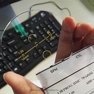 [Hot Item] 다초점 렌즈 프리폼 1.67 블루컷 누진 렌즈 Cr39 Hmc 블루 라이트 차단 렌즈 안티 블루 블로커