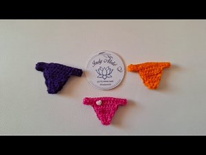 Easy and quick crochet panties for Barbie doll #barbie #barbiecroche #semprecirculo