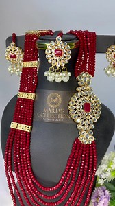 Available beautiful Mala sets #skinhealthy #drylips #lipblushing #mariascollection #Fructive_by_maria_zahid #lips #busness #trending #studs #jhoomer #earing #kara #beautychallenge #beautychallenge #pakistanifashion #USA #canada #jewelry #worldwideshipping #jewelryaddict #jewelrylover | Maria's collections by Maria Zahid