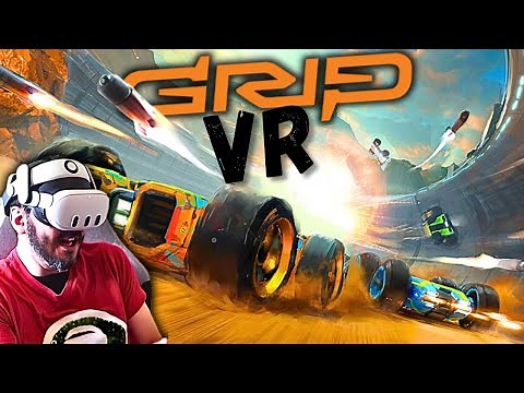 The BEST VR Combat Racing Game // GRIP VR Gameplay