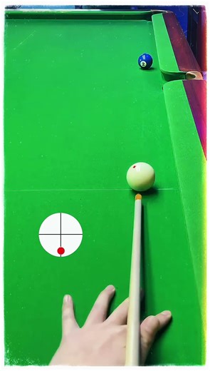 Stop Scratching! 🚫 Straight Shot Guide! 📏 Top 🆚 Center 🆚 Low! 🛑🔙 #poolbasics