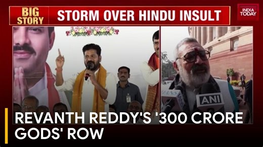 Telangana CM Revanth Reddy Sparks Row With '300 Crore Deities' Remark; BJP, BRS Lash Out