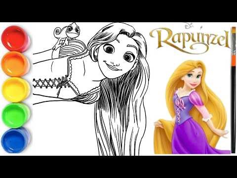 How to Draw Princess Rapunzel | Disney Tangled