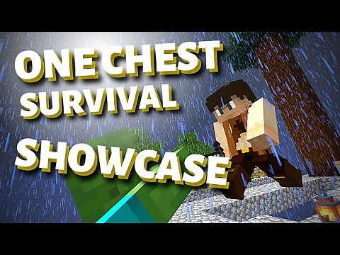 SKYBLOCK SURVIVAL with only ONE CHEST | One Chest Survival Showcase