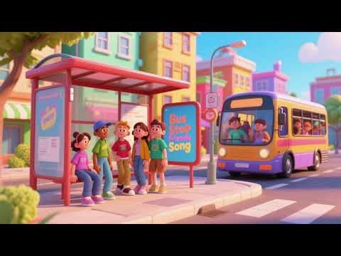Bus Stop Friends Song | Nursery Rhymes & Kids Songs