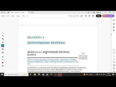 CFA L1 / QA / Sampling and Estimation