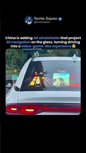 China Just Turned Car Windshields Into AR Navigation Screens 🤯🚗