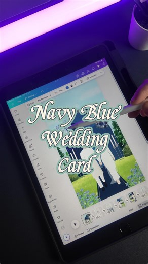 Creating Stunning Navy Blue Digital Wedding Invitations