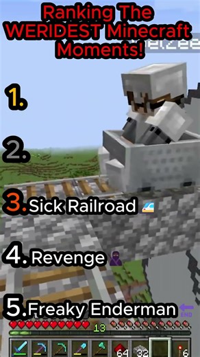 Ranking The WEIRDEST Minecraft Moments!
