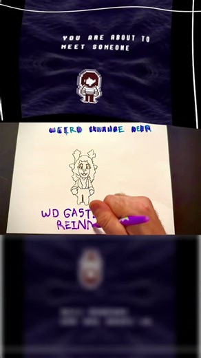 We finally found out GASTER'S TRUE IDENTITY! And it's not Dess #deltarune #stupiddeltaruneanagrams